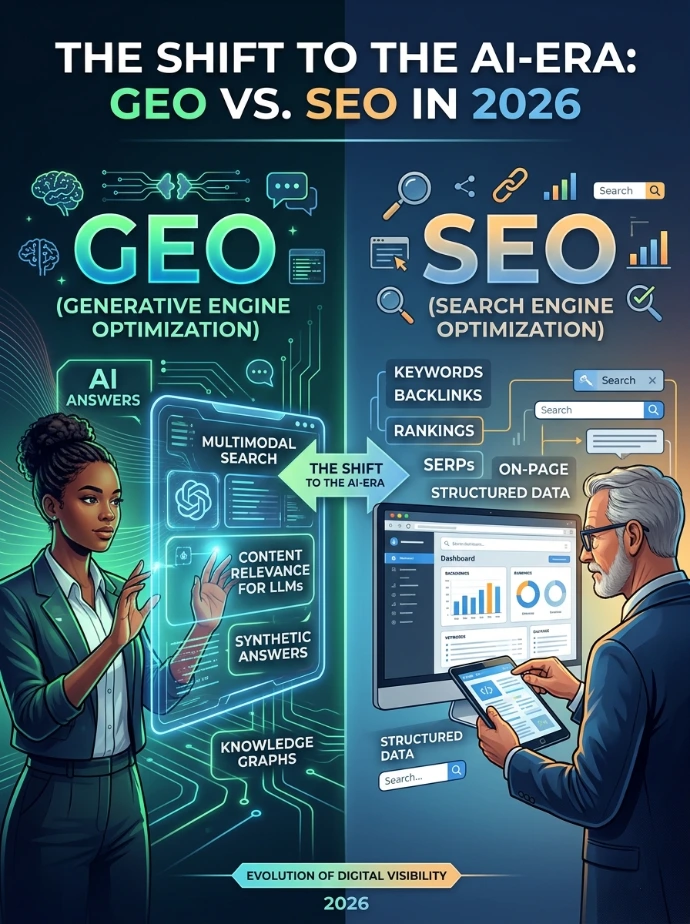 Havenoro The Shift to the AI-Era: GEO vs. SEO in 2026
